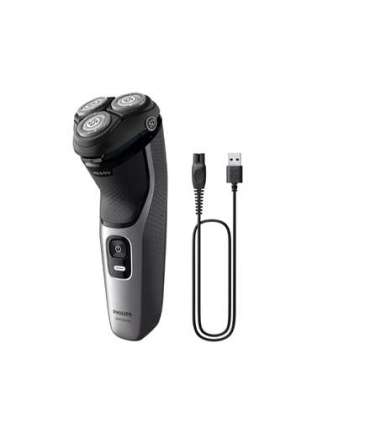 Philips Shaver S3143/00 Operating time (max) 60 min Wet & Dry Lithium Ion Silver/Black