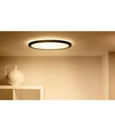WiZ Smart WiFi SuperSlim Ceiling 545mm, Black 32 W 2200-6500 K (RGB)