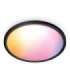 WiZ Smart WiFi SuperSlim Ceiling 545mm, Black 32 W 2200-6500 K (RGB)