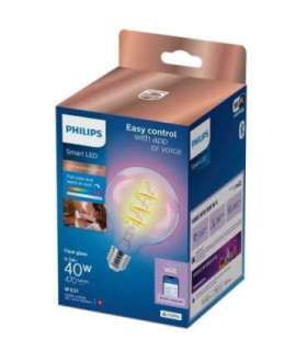 Philips Smart WiFi Filament Clear G95 RGB E27 6.3 W Full colour