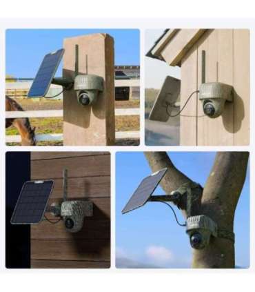 Reolink Hunting Camera with Solar Panel Go Series G450 PTZ 8 MP Fixed Micro SD, Max. 128 GB