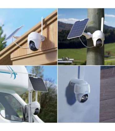 Reolink 4K 4G LTE Wire Free Camera Go Series G440 Dome 8 MP Fixed IP64 H.265 MicroSD (Max. 128GB)