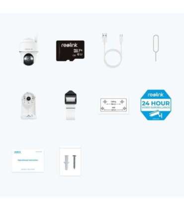 Reolink 4K 4G LTE Wire Free Camera Go Series G440 Dome 8 MP Fixed IP64 H.265 MicroSD (Max. 128GB)