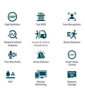 TP-LINK Outdoor ColorPro Night Vision Network Camera VIGI C340S(4mm) 36 month(s) Bullet 4 MP Fixed Power