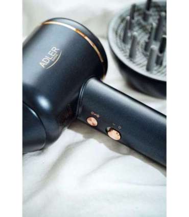 Adler Hair Dryer AD 2270 SUPERSPEED 1600 W Number of temperature settings 3 Ionic function Diffuser nozzle |