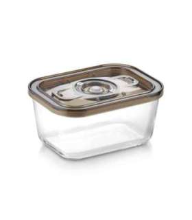 Caso Glass Vacuum Container with Plastic Lid VacuBoxx Eco M Transparent