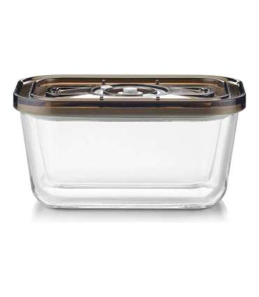 Caso Glass Vacuum Container with Plastic Lid VacuBoxx Eco M Transparent