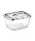 Caso Glass Vacuum Container with Plastic Lid VacuBoxx Inox XL Transparent