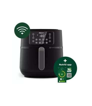 Philips XXL Airfryer HD9285/90 Power 2000 W Capacity 7.2 L Black/Dark silver