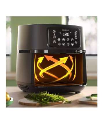 Philips XXL Airfryer HD9285/90 Power 2000 W Capacity 7.2 L Black/Dark silver