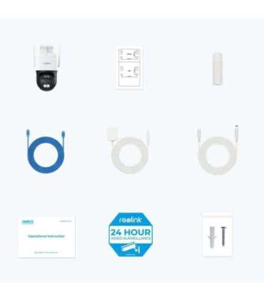 Reolink 4K Dual-Lens Camera with Motion Tracking Trackmix Series W760 PTZ 8 MP 2.8mm/F1.6 IP65 H.264/H.265