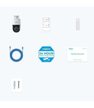 Reolink 4K Dual-Lens Auto Tracking PoE Security Camera with Smart Detection TrackMix Series P760 PTZ 8 MP |