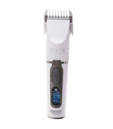 Camry Hair Clipper with LCD Display CR 2841 Cordless Number of length steps 6 White/Brown