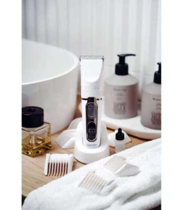 Camry Hair Clipper with LCD Display CR 2841 Cordless Number of length steps 6 White/Brown