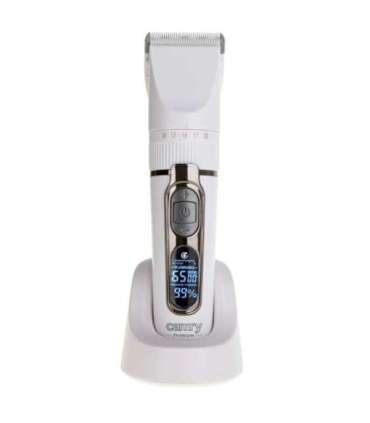 Camry Hair Clipper with LCD Display CR 2841 Cordless Number of length steps 6 White/Brown