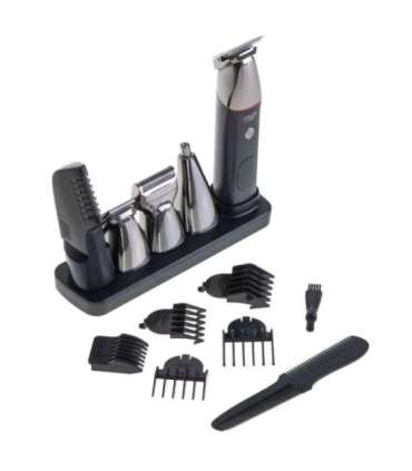 Adler 5in1 Men’s Grooming Kit AD 2946 Cordless Number of length steps 4 Black/Stainless Steel