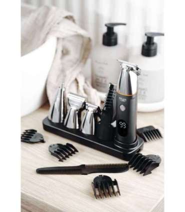 Adler 5in1 Men’s Grooming Kit AD 2946 Cordless Number of length steps 4 Black/Stainless Steel