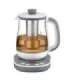 TEFAL Tastea Kettle BJ551B10 Tea Kettle 1400 W 1.5 L Glass 360° rotational base Grey/White