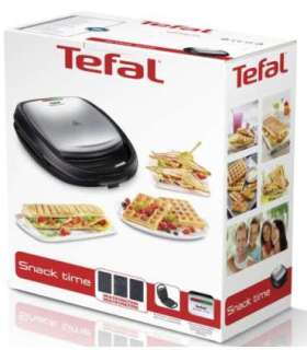 TEFAL Sandwich Maker SW342D38 700 W Number of plates 3 Black/Stainless Steel