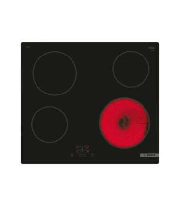 Bosch Hob PKE61RBA2E Electric Number of burners/cooking zones 4 Touch Timer Black