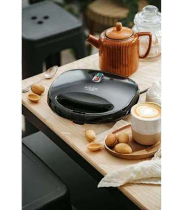 Adler Nut Cookie Maker AD 3071 750 W Number of pastry 12 Nuts Black