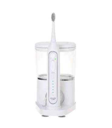 Adler 2-in-1 Water Flossing Sonic Brush AD 2180w Rechargeable For adults Number of brush heads included 2 |