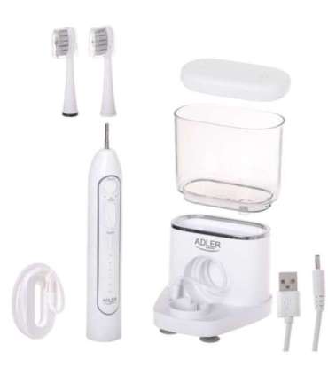 Adler 2-in-1 Water Flossing Sonic Brush AD 2180w Rechargeable For adults Number of brush heads included 2 |