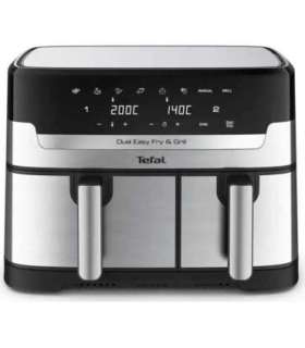TEFAL Fryer EY905D10 Capacity 5.2+3.1 L Hot air technology Stainless Steel/Black