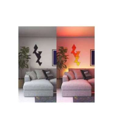 Nanoleaf Shapes Black Mini Triangles Expansion Pack (10 panels)