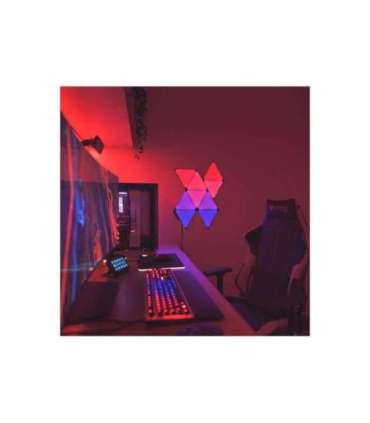 Nanoleaf Shapes Black Mini Triangles Expansion Pack (10 panels)