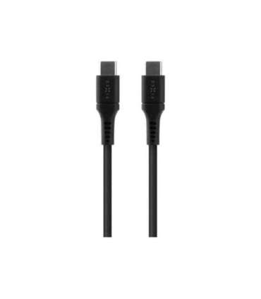 Fixed Liquid Silicone Cable USB-C/USB-C, 1.2m, 60W FIXDLS-CC12-BK