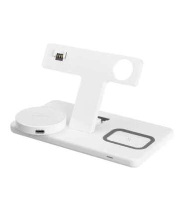 Fixed Stand with wireless charging 3in1 FIXMPOS-WH MagPowerstation