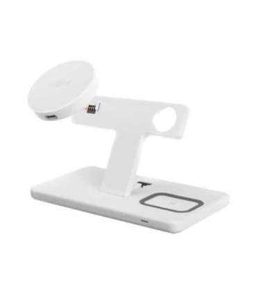 Fixed Stand with wireless charging 3in1 FIXMPOS-WH MagPowerstation