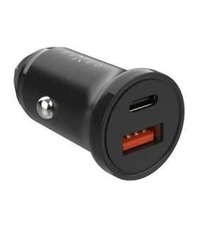 Fixed Car Charger USB-C/USB, 20W FIXCC20N-CU-BK