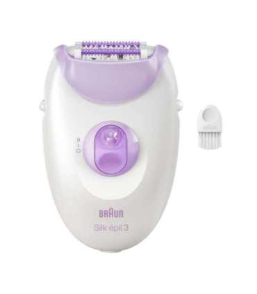 Braun Epilator SE3-000 Silk épil 3 Number of power levels 2 White/Purple