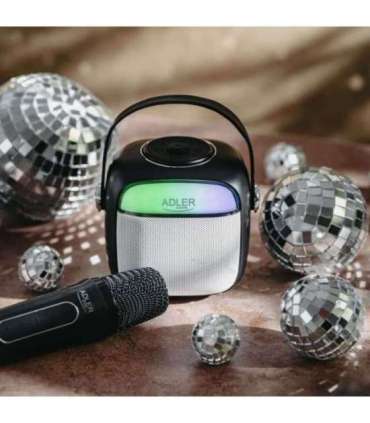 Adler Karaoke Speaker With Microphone AD 1199B Bluetooth Black Portable Wireless connection