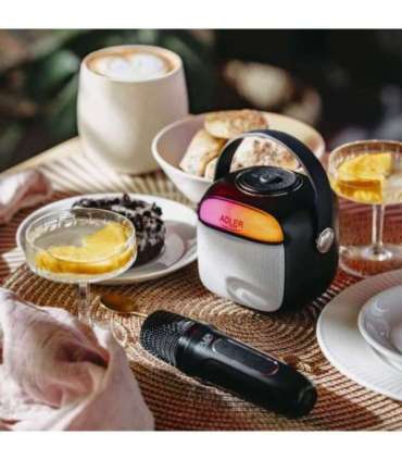 Adler Karaoke Speaker With Microphone AD 1199B Bluetooth Black Portable Wireless connection