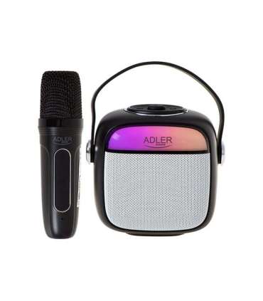 Adler Karaoke Speaker With Microphone AD 1199B Bluetooth Black Portable Wireless connection