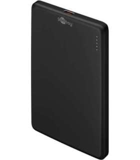 Goobay Magnetic Wireless Power Bank 70182 5000 mAh USB-C Black