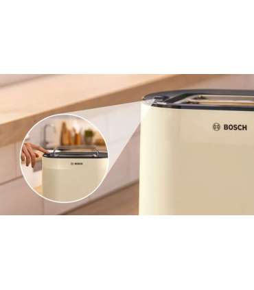 Bosch Toaster TAT2M127 MyMoment Power 950 W Number of slots 2 Housing material Plastic Beige