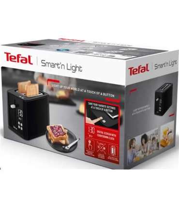 TEFAL Toaster TT6408 Power 850 W Number of slots 2 Housing material Plastic Black