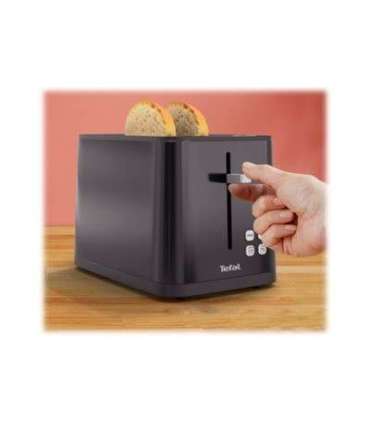TEFAL Toaster TT6408 Power 850 W Number of slots 2 Housing material Plastic Black