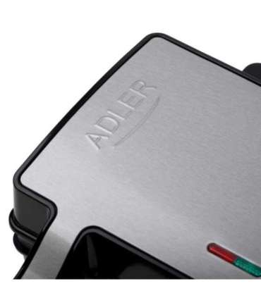 Adler Sandwich maker 2 in 1 AD 3073 1000 W Number of plates 2 Stainless Steel/Black