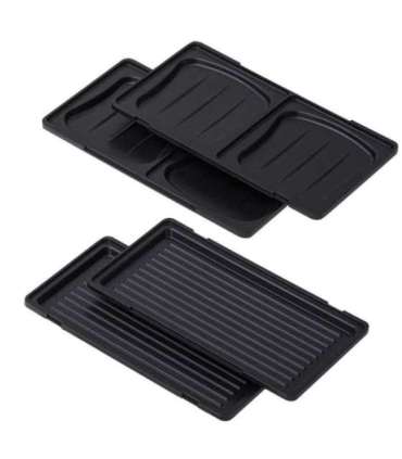 Adler Sandwich maker 2 in 1 AD 3073 1000 W Number of plates 2 Stainless Steel/Black