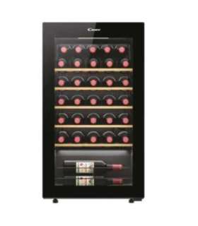 Candy Wine Cooler 438063 Energy efficiency class G Free standing Bottles capacity 34 Black
