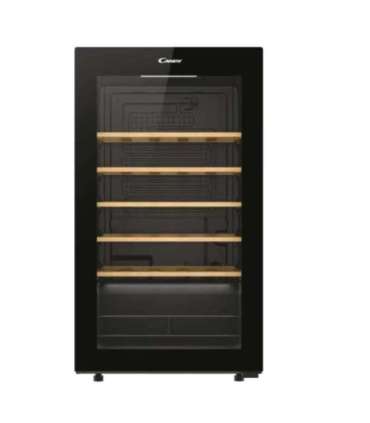 Candy Wine Cooler 438063 Energy efficiency class G Free standing Bottles capacity 34 Black