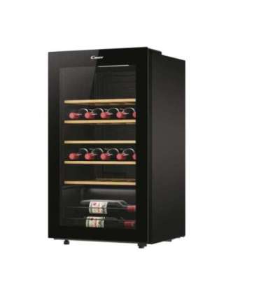 Candy Wine Cooler 438063 Energy efficiency class G Free standing Bottles capacity 34 Black