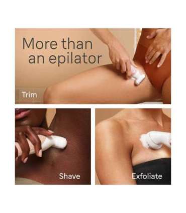 Braun Epilator SES9-360 Silk épil 9 Flex 3D Operating time (max) 50 min Number of power levels 1 Wet & Dry |