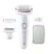 Braun Epilator SES9-030 Silk épil 9 Operating time (max) 50 min Number of power levels 2 Wet & Dry White/Rose