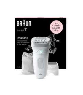 Braun Epilator SE7-041 Silk épil 7 Number of power levels 2 Wet & Dry White/Silver